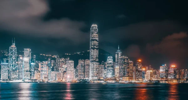 홍콩의 건축의 스카이라인 — 스톡 사진