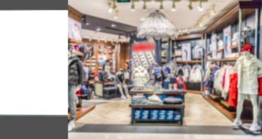 Reklam kutusunun ve bulanık lambanın iç görünümü 