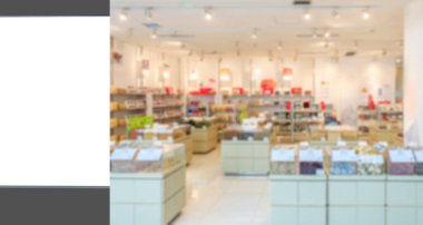 Reklam kutusunun ve bulanık lambanın iç görünümü 