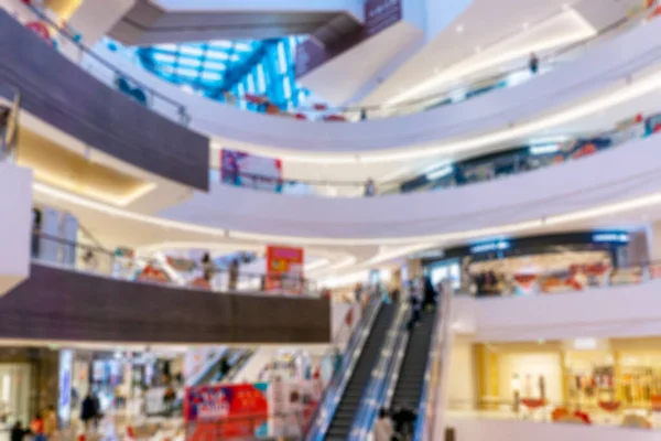 Abstrato Blur Shopping Center Interior Loja Departamento Para Bac — Fotografia de Stock