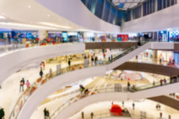 Abstrato Blur Shopping Center Interior Loja Departamento Para Bac — Fotografia de Stock