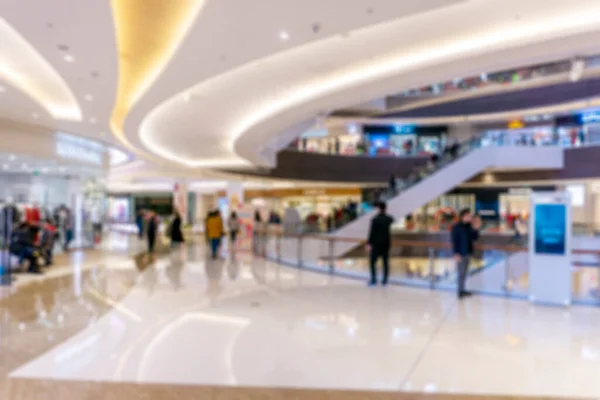 Abstrato Blur Shopping Center Interior Loja Departamento Para Bac — Fotografia de Stock