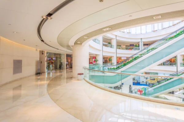 Abstrato Blur Shopping Center Interior Loja Departamento Para Bac — Fotografia de Stock