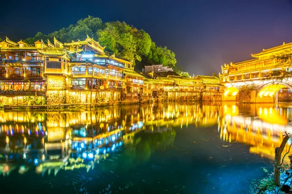 Prachtig Landschap Van Fenghuang Oude Sleeptouw — Stockfoto