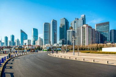 Qingdao Deniz Kenti 'nin Mimari Peyzajı' nın Skyline 'ı