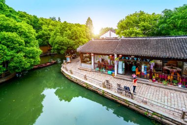 Zhouzhuang 'daki Konut Eski Şehir, Suzho