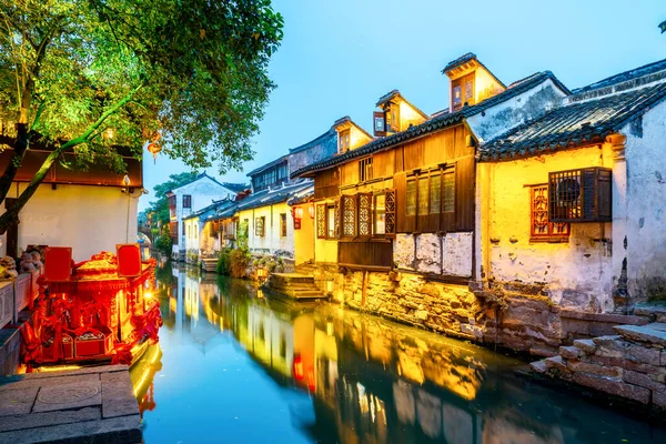 Residência Zhouzhuang Cidade Antiga Suzhou — Fotografia de Stock