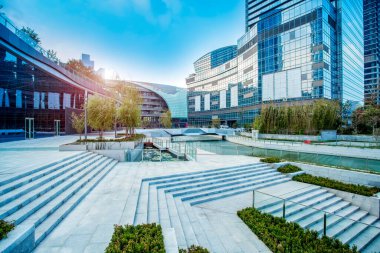 İnşaat işindeki kentsel inşaat bürosu kavramı