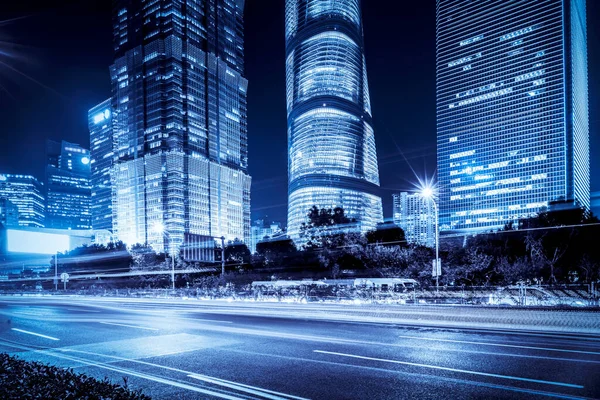 Shanghai Lujiazui Wolkenkrabber Fuzzy Car Light — Stockfoto