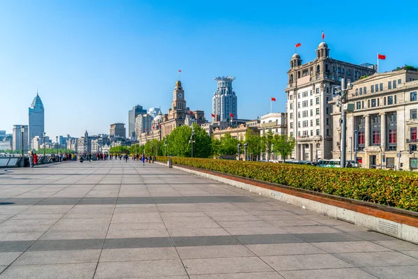 Bund Arkitektur Shanghai — Stockfoto