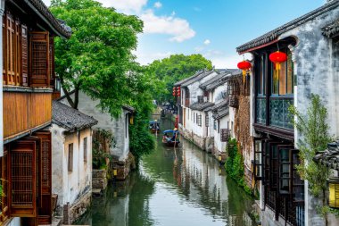 Zhouzhuang 'daki Konut Eski Şehir, Suzho