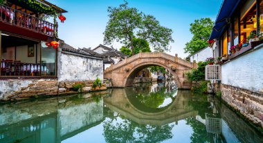 Zhouzhuang 'daki Konut Eski Şehir, Suzho
