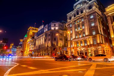 Bund, Şangay 'da gece sahnesi