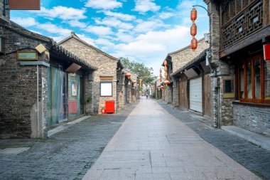 Yangzhou 'nun Antik Şehir Sokağı, Chin