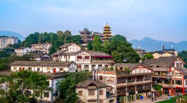 Antik Chongqing kasabası