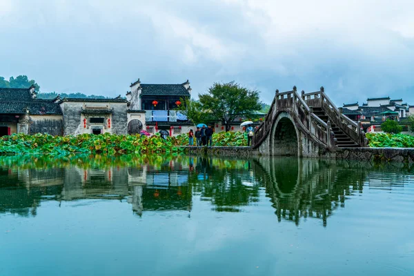 Hongcun Αρχαία Πόλη Anhui Κίνα — Φωτογραφία Αρχείου