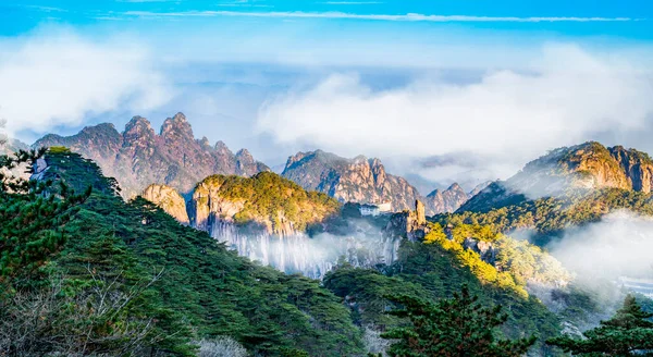 Hermoso Paisaje Natural Montaña Huangshan Chin — Foto de Stock