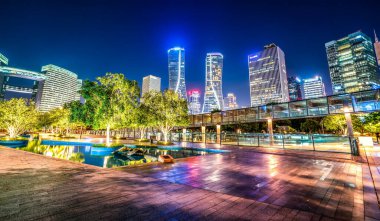 Kentsel Nightscape Modern Mimari