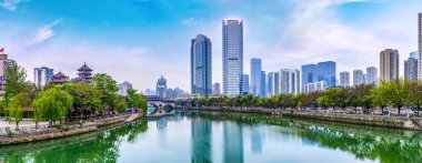 Jinjiang, Chengd kentsel mimari manzarası