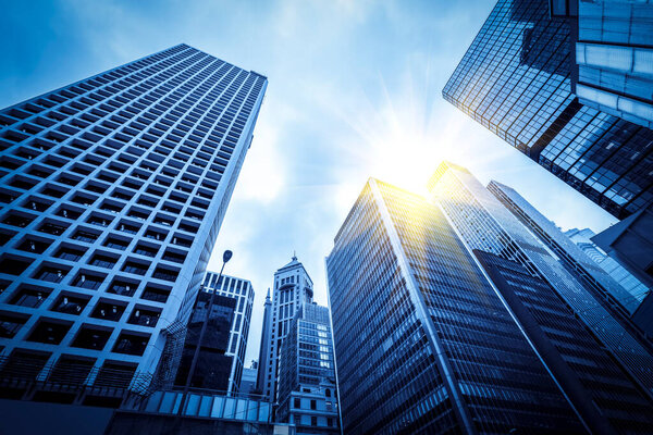 Hong Kong Commercial Building Skyscrape