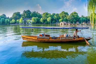 Batı Gölü, Hangzhou 'daki manzara ve manzara çok güzel.