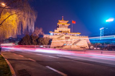 Jinan, Sha 'daki güzel Şehir Nightscape Mimarisi