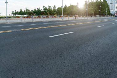 Çevre yolu, asfalt asfalt kaldırım, şehir inşaatı...