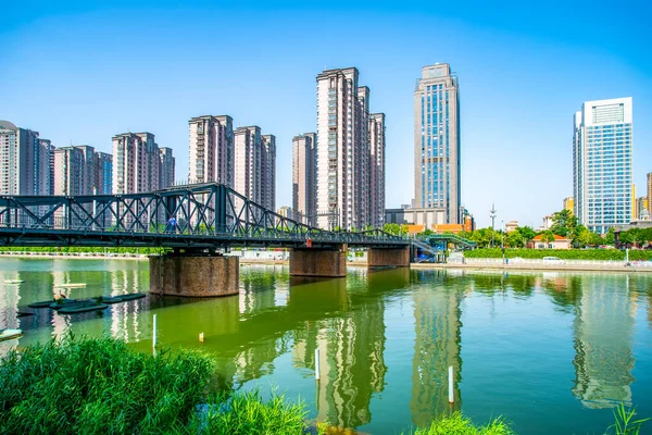 天津的城市建筑景观 — 图库照片