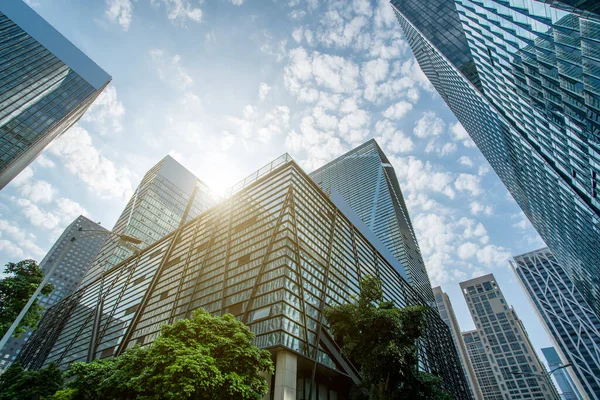 Paisaje Arquitectónico Del Edificio Comercial Ciudad Central —  Fotos de Stock