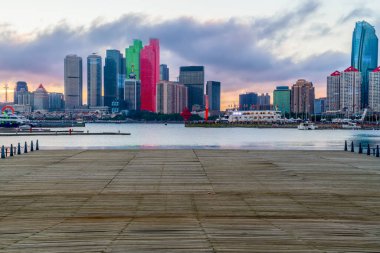 Qingda 'daki Şehir Mimarisi' nin Skyline 'ı