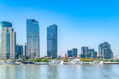 Bund, Shangh 'daki kentsel mimari manzaranın ufuk çizgisi