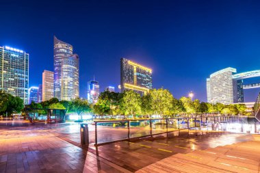 Kentsel Nightscape Modern Mimari