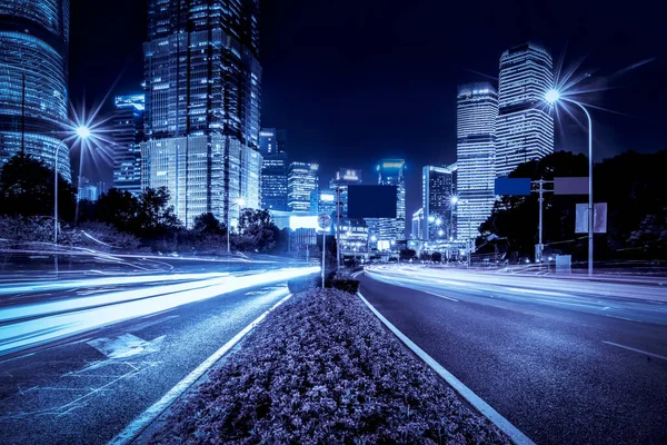 Shanghai Lujiazui Wolkenkrabber Fuzzy Car Light — Stockfoto