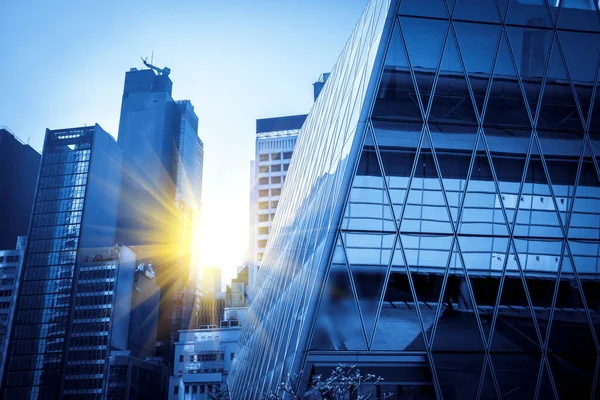 Commercial Buildings Hongkong Low Angle China — Stock Photo, Image