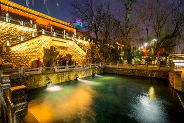 Jinan, Sha 'daki güzel Şehir Nightscape Mimarisi