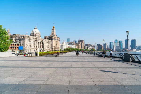 Bund Arkitektur Shanghai — Stockfoto