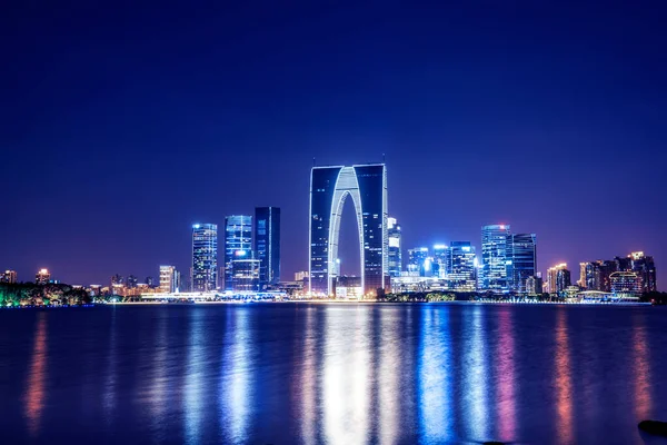 Urban skyline and Park Lak
