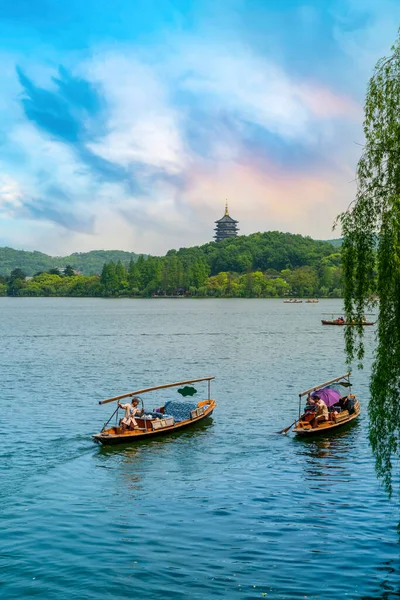 Hermoso Paisaje West Lake Hangzho — Foto de Stock