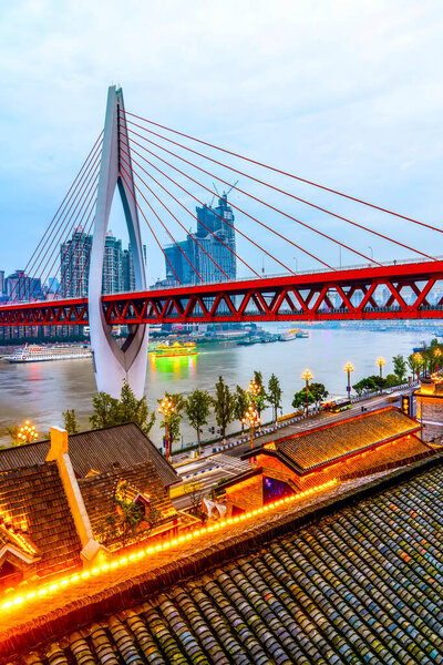 Небоскрёб городского архитектурного ландшафта Чунциня
