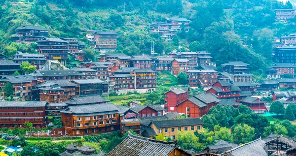 Χωριό Miao Στο Guizhou Chin — Φωτογραφία Αρχείου