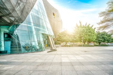 Guangzhou, Çin 'de modern mimari