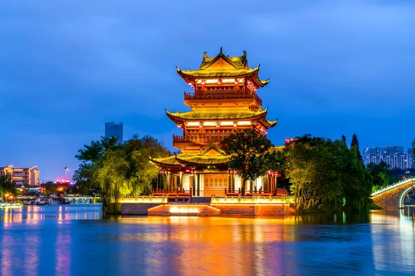 淮安市古建筑的美丽景观 — 图库照片