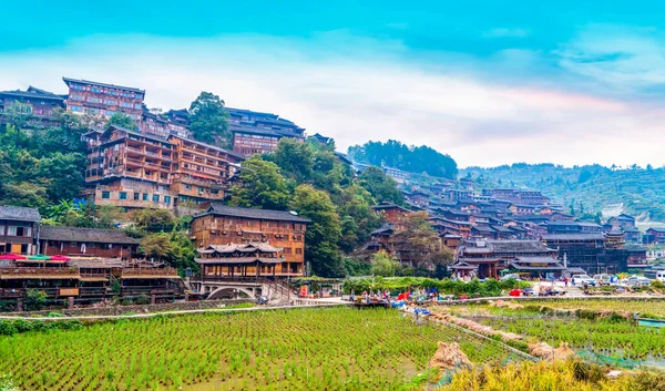 Vesnice Miao Guizhou Čína — Stock fotografie