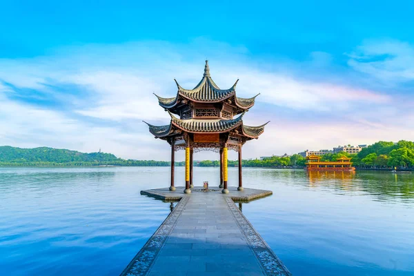 Beautiful Landscape West Lake Hangzho — Stock Photo, Image