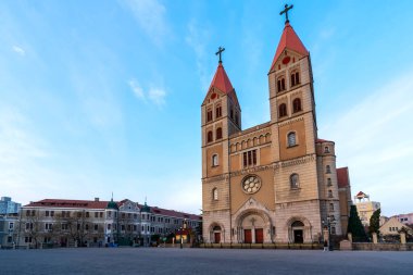 Qingdao 'daki St. Mier Katedrali, Chin.