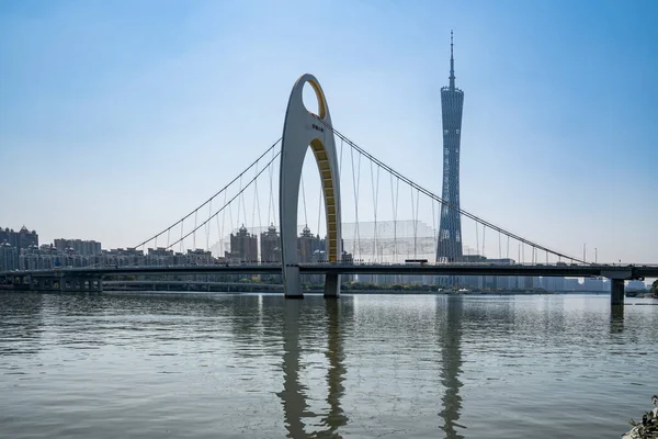 Edificios Modernos Rascacielos Ciudad Guangzhou —  Fotos de Stock