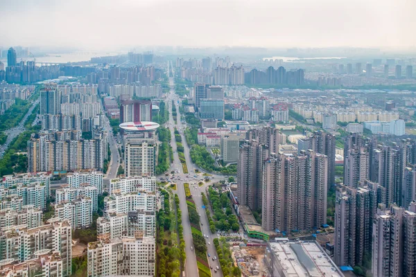 Bird Eye View Urban Architectural Landscape Nancha — стоковое фото