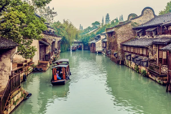 Wuzhen Cidade Água Jiangnan China — Fotografia de Stock