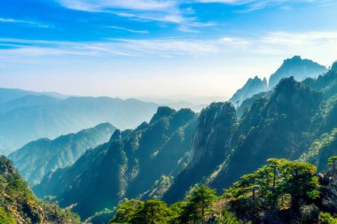 Huangshan Dağı 'nda gün doğumu, Çin