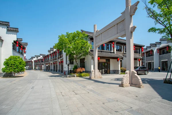 Κινεζική Πόλη Κλασική Αρχιτεκτονική — Φωτογραφία Αρχείου